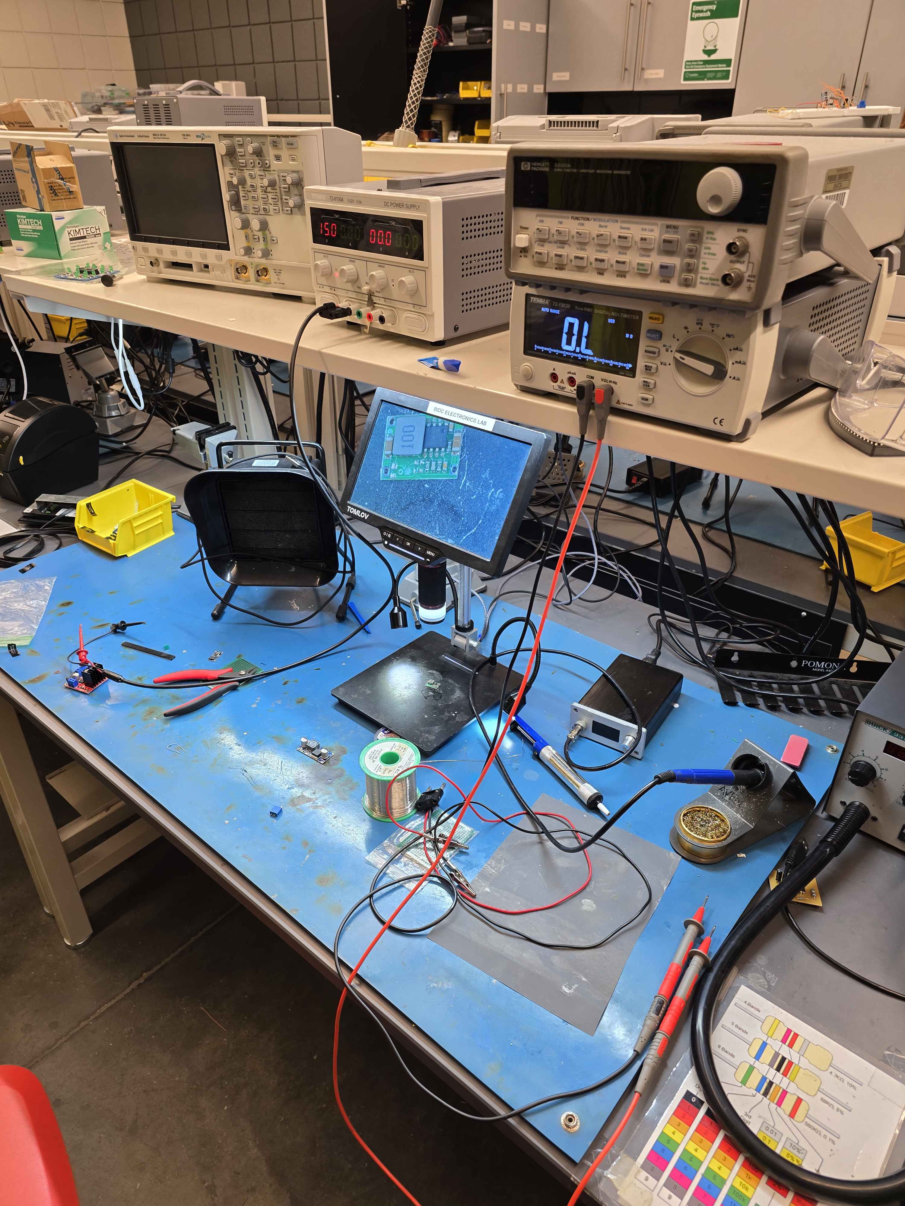 Bechtel's electronics lab